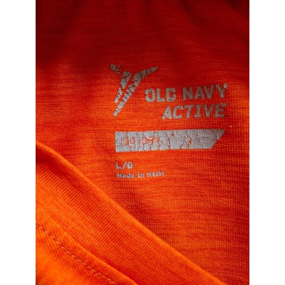 Old Navy Active Performance T-Shirt Mens Orange Large - Picture 3 of 7